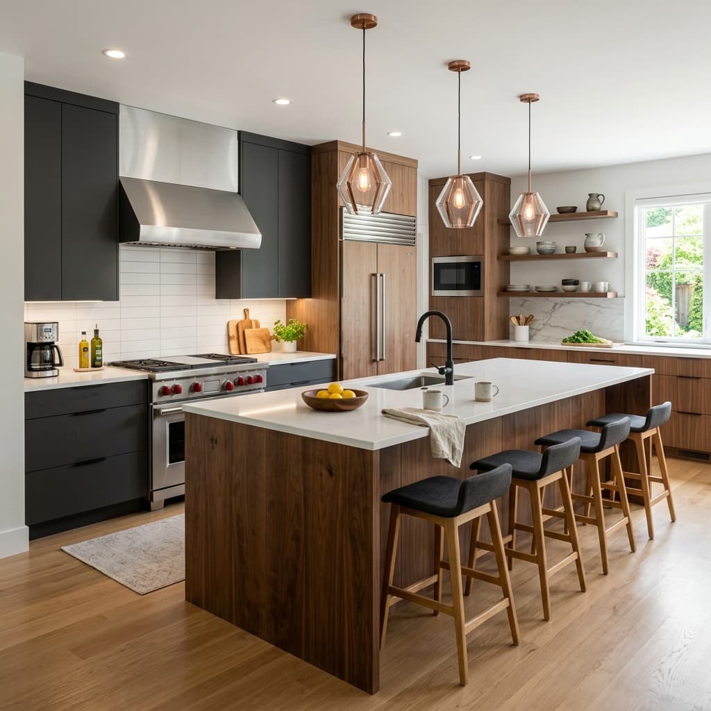 Cucina e Living Integrati
